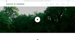 Desktop Screenshot of ministryoftomorrow.com