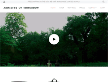 Tablet Screenshot of ministryoftomorrow.com